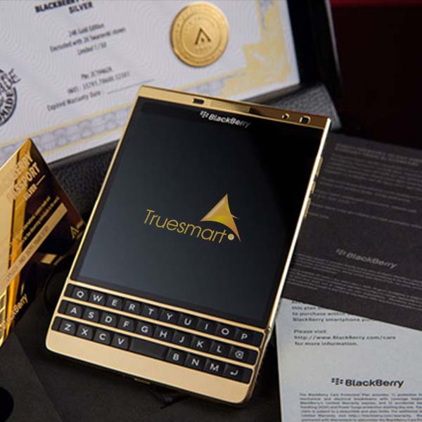 Điện thoại Blackberry Passport Silver mạ vàng đẳng cấp