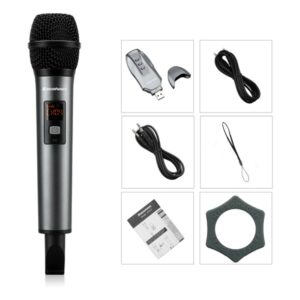 Micro Karaoke không dây Excelvan K18V, 01 mic, VHF p10013