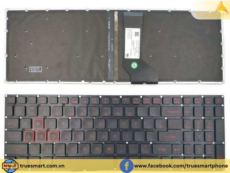 Bàn phím laptop Acer V Nitro chính hãng có những đặc điểm nổi bật nào?